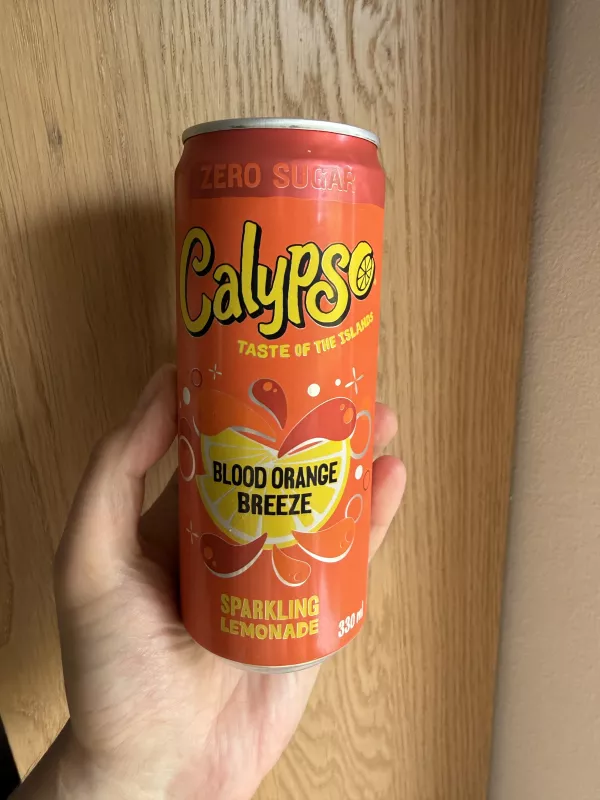 Calypso Blood Orange Breeze Sparkling Lemonade Zero Sugar | 330ml