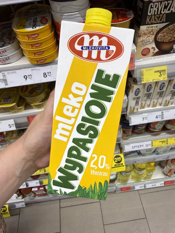 Mlekovita Wypasione mleko UHT 2,0% | 1000ml