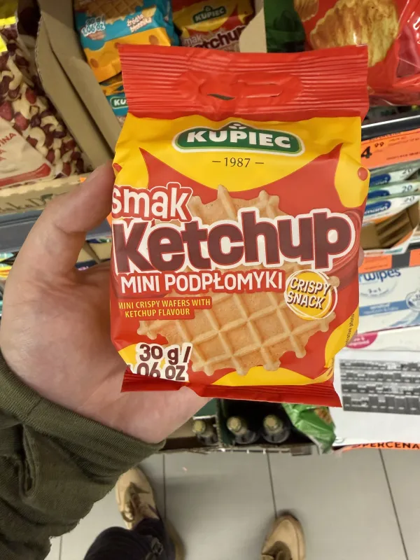 Kupiec Mini Podpłomyki smak Ketchup | 30g