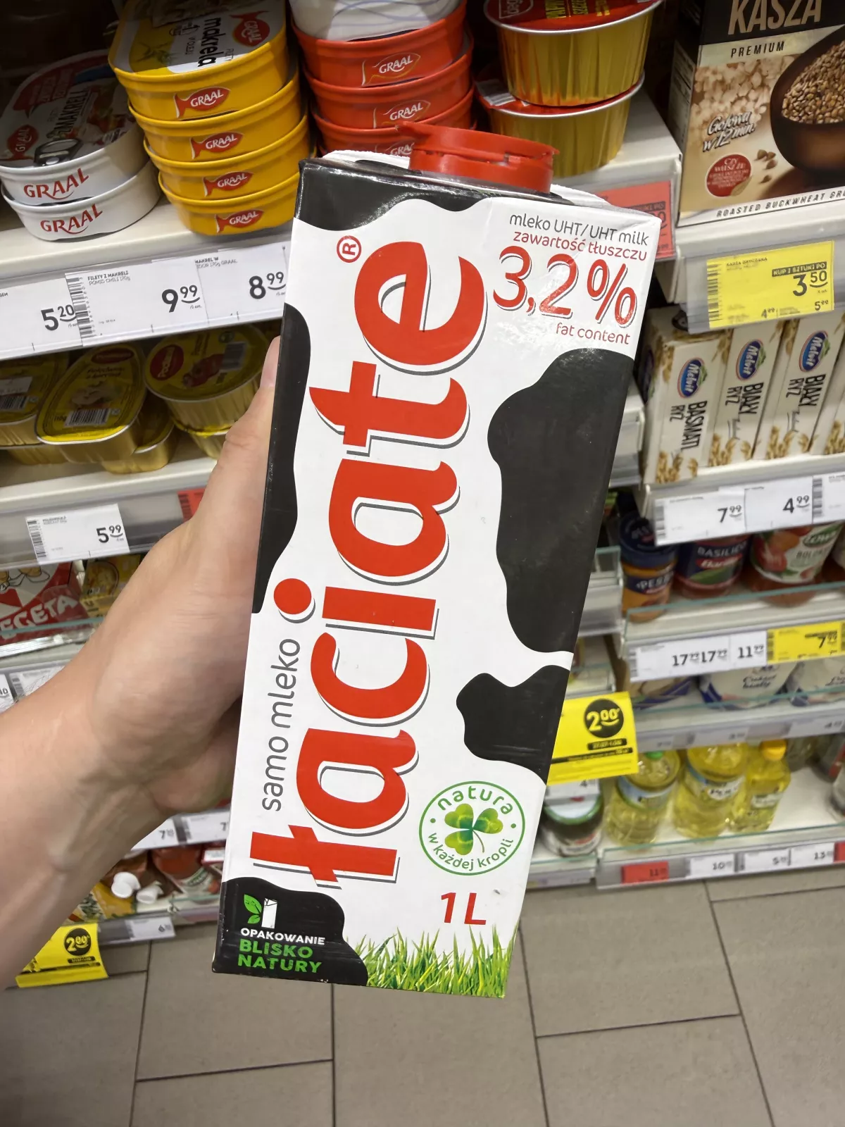 Łaciate Mleko UHT 3,2% | 1000ml