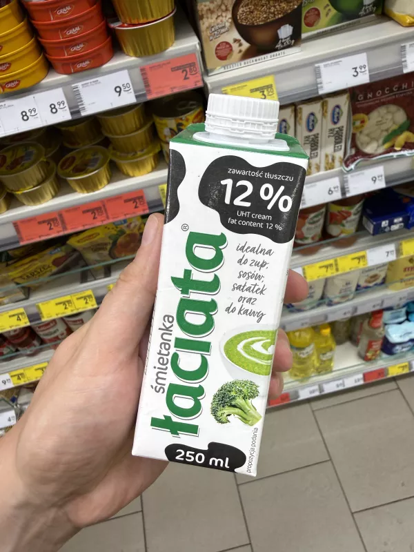 Łaciata Śmietanka UHT 12% | 250ml