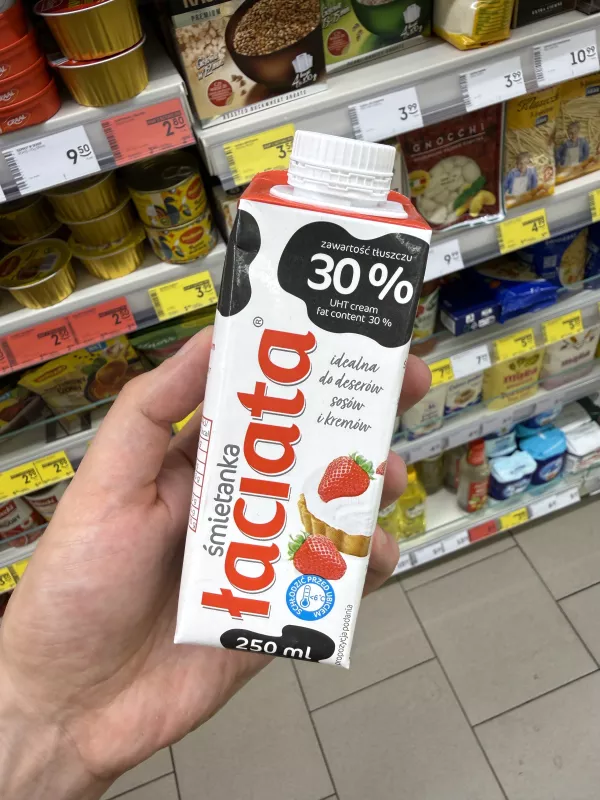 Łaciata Śmietanka UHT 30% | 250ml