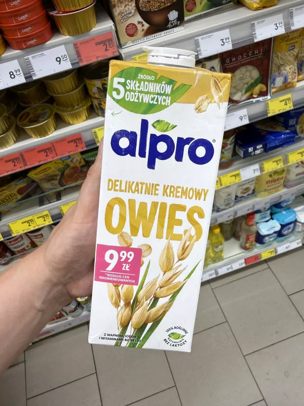 Alpro Delikatnie Kremowy Owies napój owsiany | 1000ml
