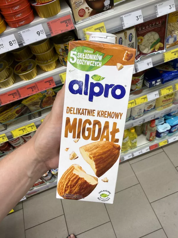 Alpro Delikatnie Kremowy Migdał napój migdałowy | 1000ml