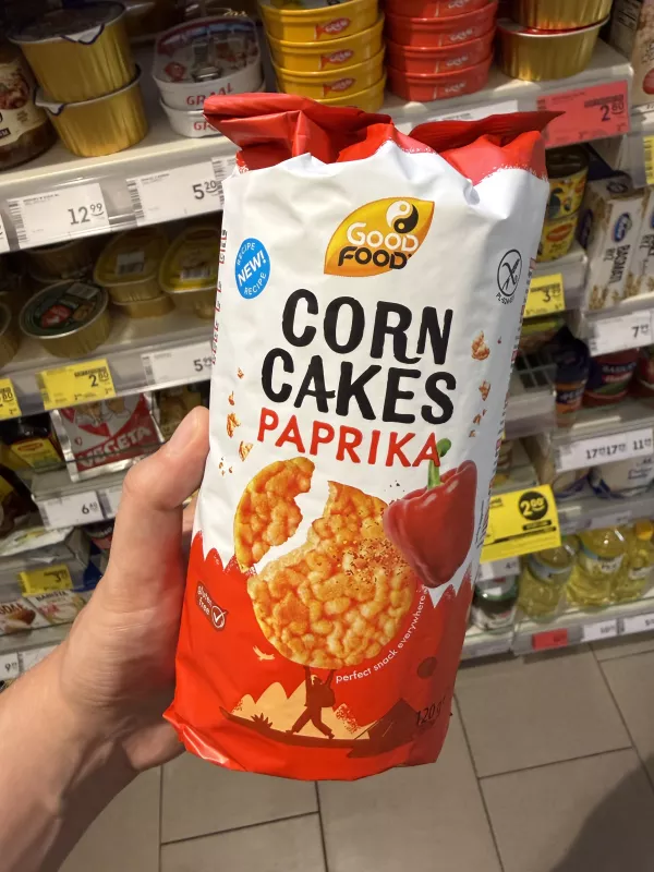Good Food Corn Cakes Paprika wafle kukurydziane o smaku papryki | 120g
