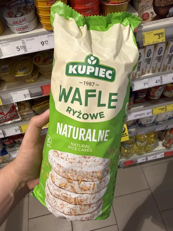Kupiec Wafle ryżowe naturalne | 120g