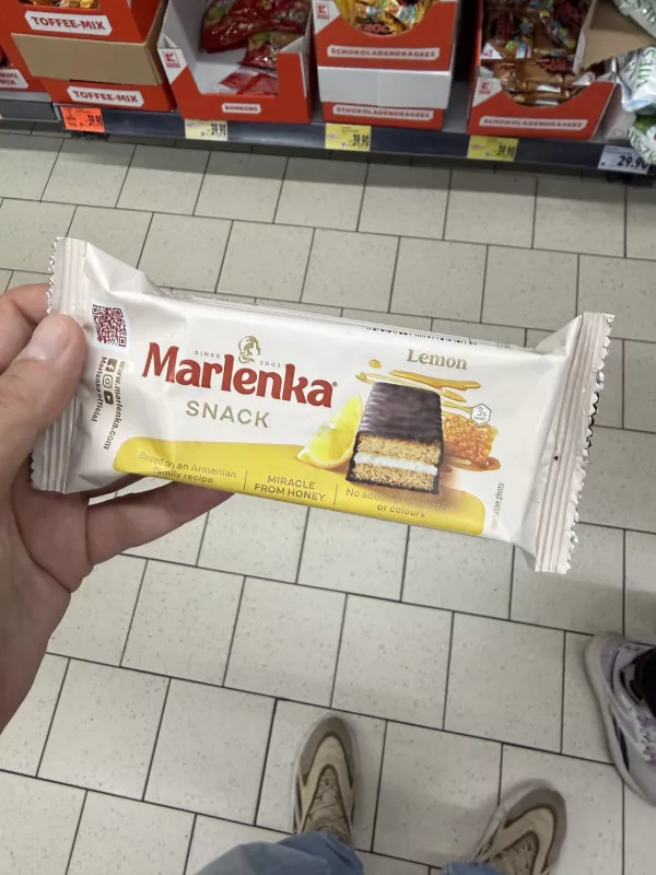 Marlenka Snack Lemon / Cytrynowa przekąska miodowa | 50g
