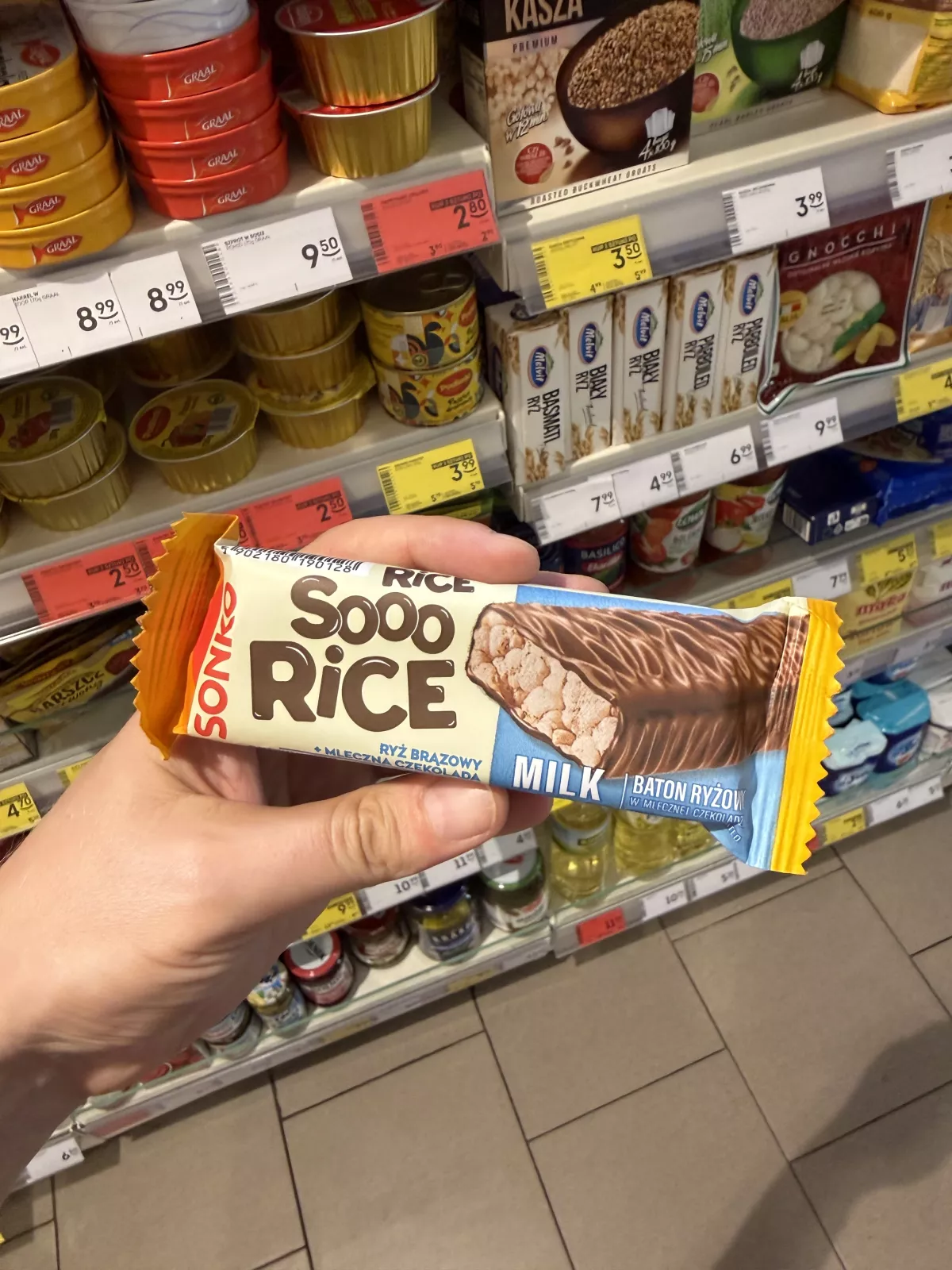 Sonko Sooo Rice Milk baton ryżowy w mlecznej czekoladzie | 16g