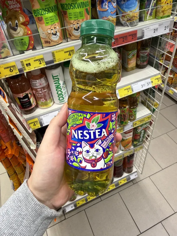 Nestea Green Tea Cherry Raspberry flavour | 500ml