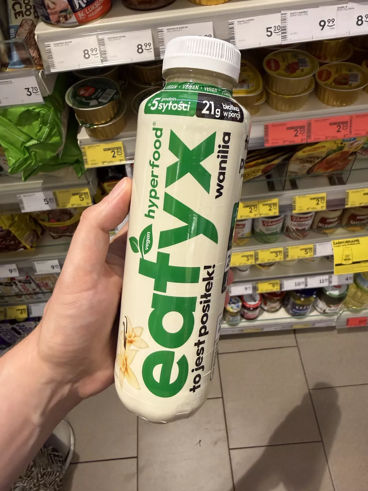 Eatyx Hyperfood Wanilia Vegan (zielone logo) | 500ml