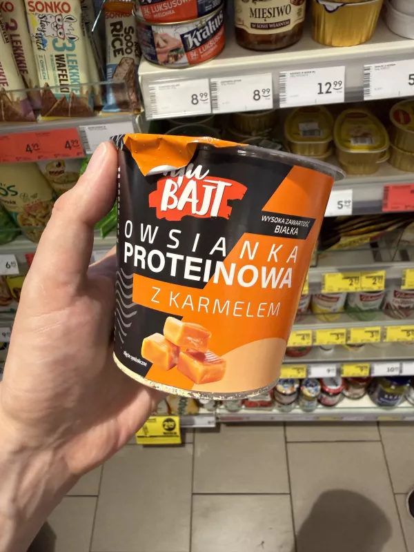 Nju Bajt Owsianka Proteinowa z Karmelem | 65g
