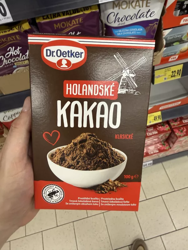 Dr. Oetker Holandské kakao / Kakao holenderskie klasyczne o obniżonej zawartości tłuszczu | 100g