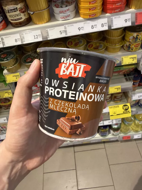 Nju Bajt Owsianka Proteinowa z Czekoladą Mleczną | 65g