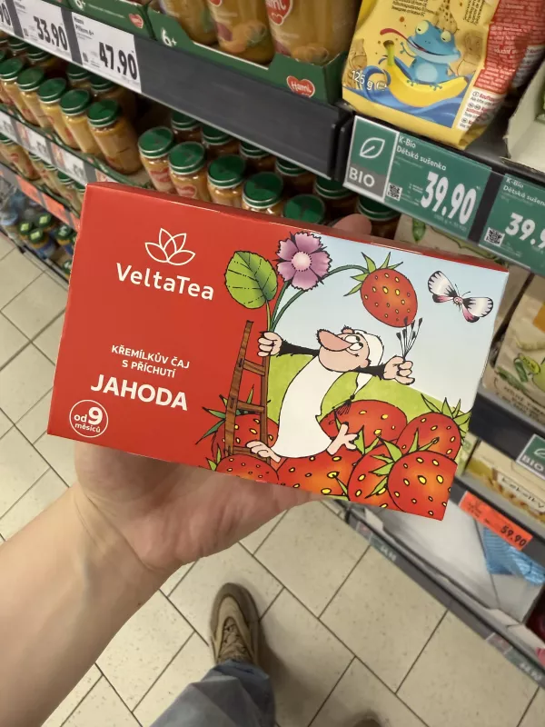 VeltaTea Křemílkův čaj s příchutí Jahoda / Herbatka Křemílka o smaku truskawkowym | 40g