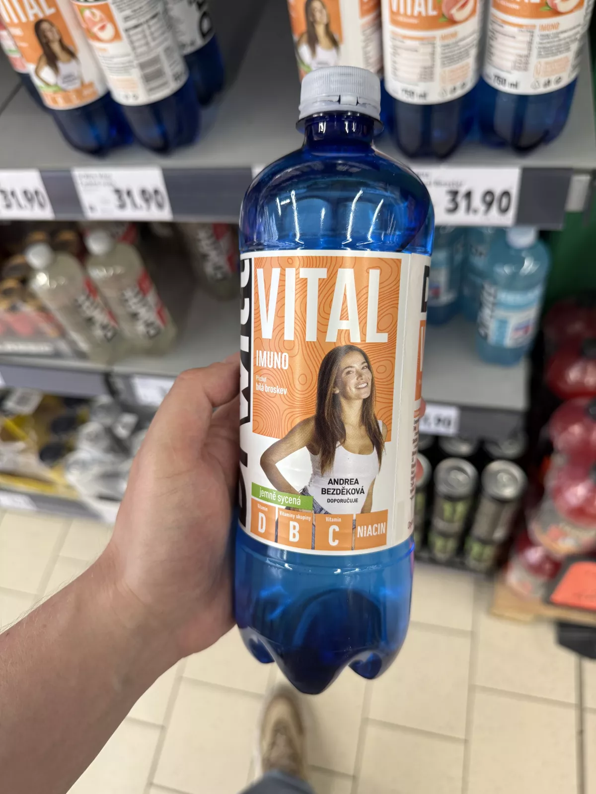 Dr Witt Vital Imuno bílá broskev / biała brzoskwinia Andrea Bezděková | 750ml