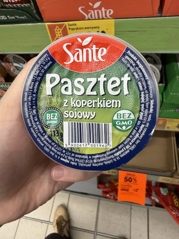 Sante Pasztet z koperkiem sojowy | 113g