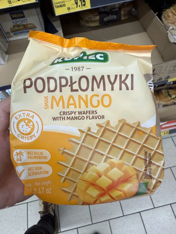 Kupiec Podpłomyki smak Mango | 70g