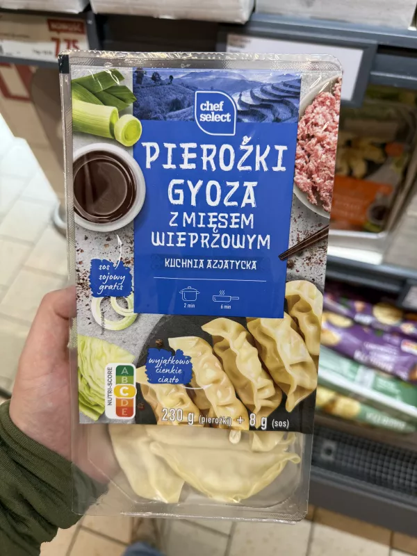 Chef Select Pierożki Gyoza z mięsem wieprzowym | 238g