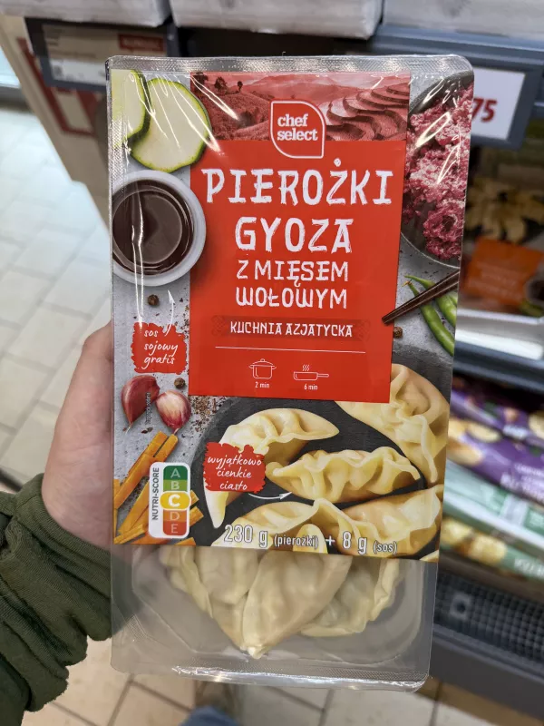 Chef Select Pierożki Gyoza z mięsem wołowym | 238g