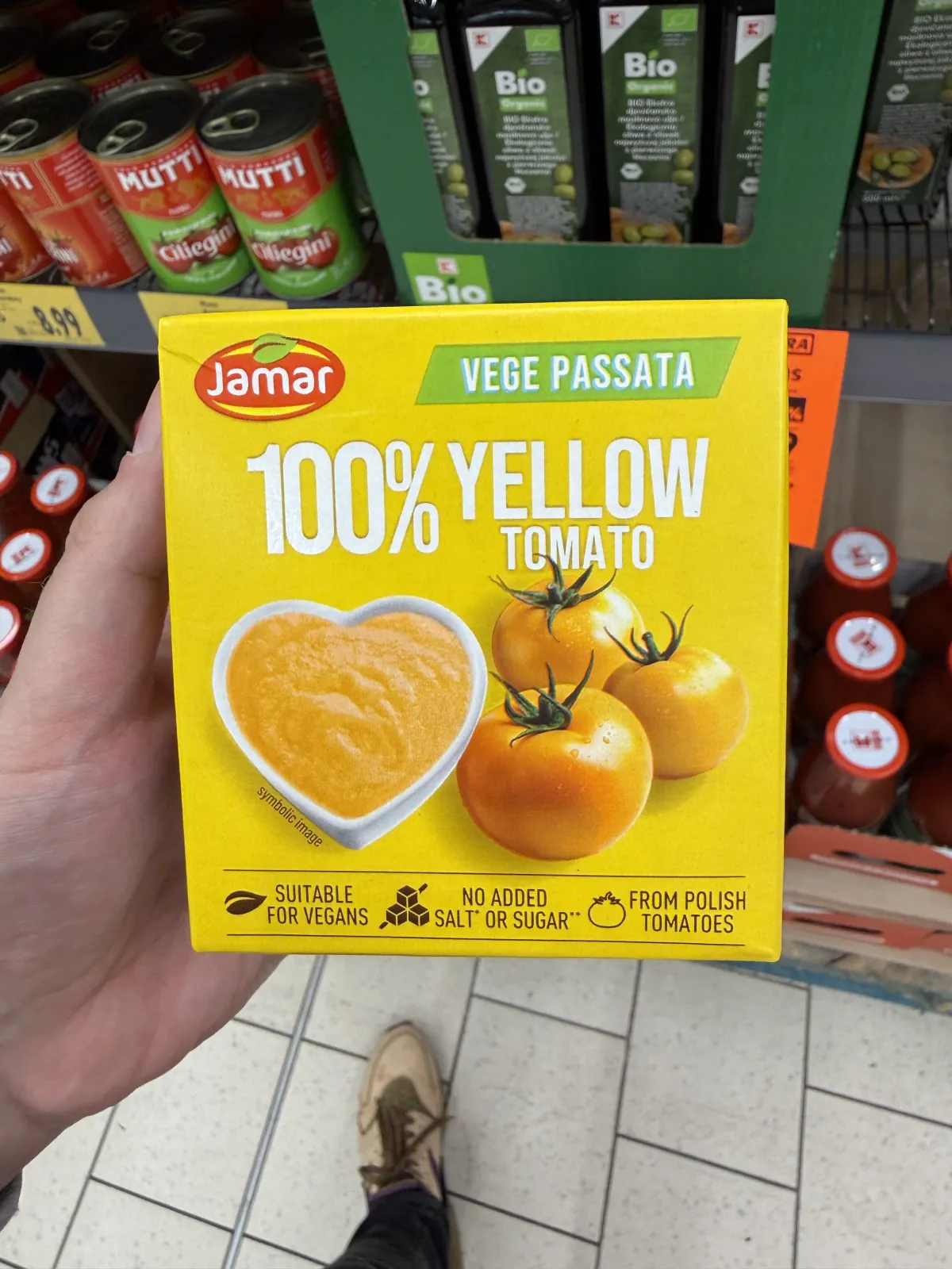 Jamar Vege Passata 100% Yellow Tomato / Przecier z żółtych pomidorów | 500g