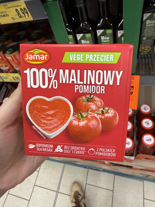 Jamar Vege Przecier 100% Malinowy Pomidor | 500g