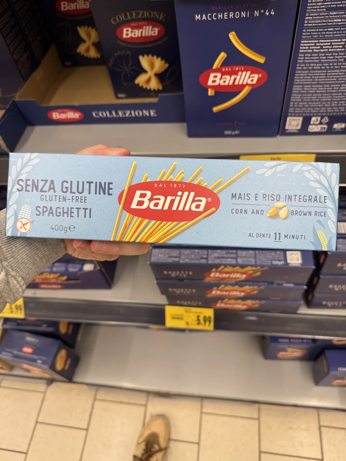 Barilla Senza Glutine Spaghetti / Makaron bezglutenowy | 400g