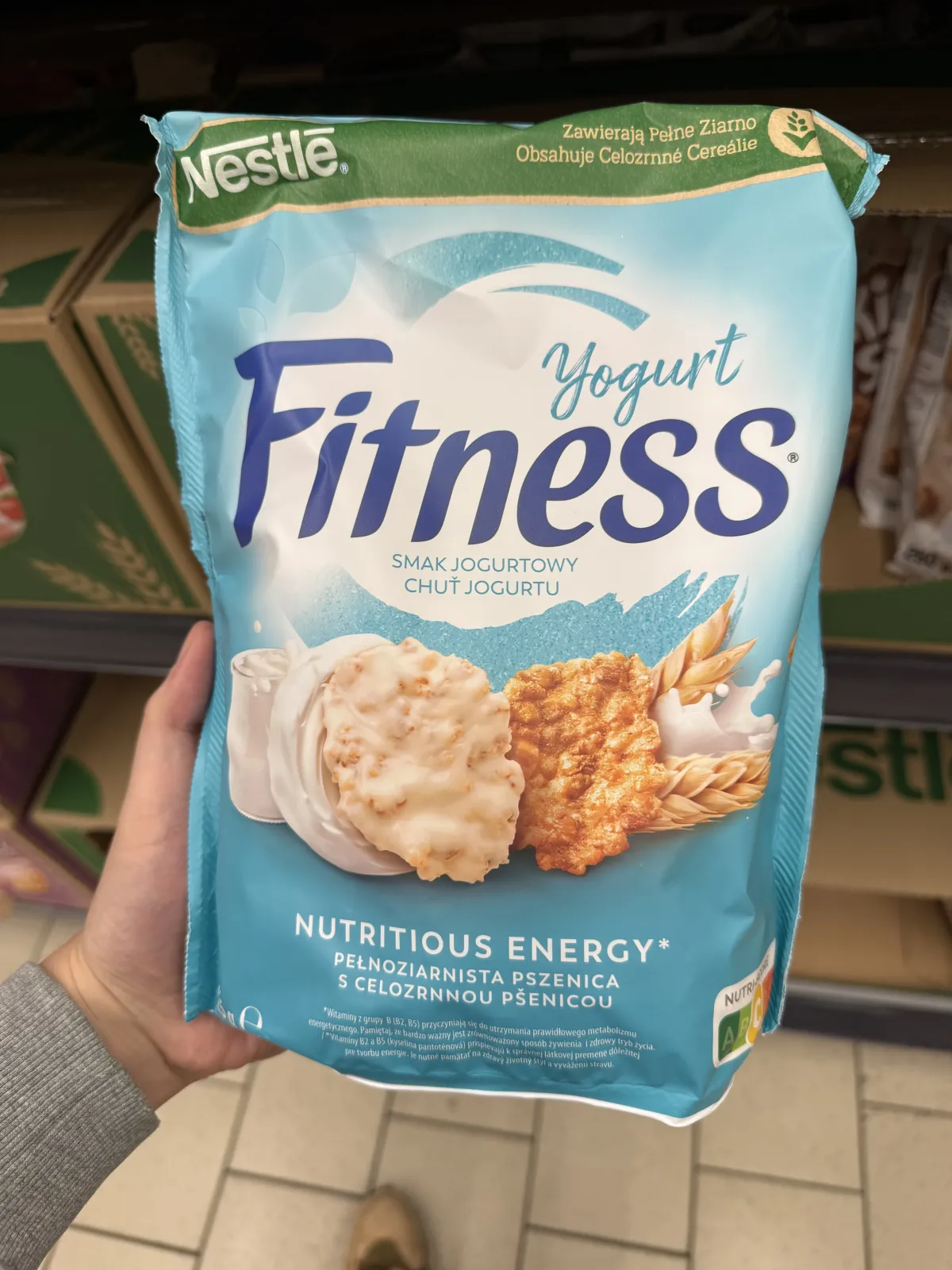 Nestlé Fitness Yogurt płatki smak jogurtowy | 425g