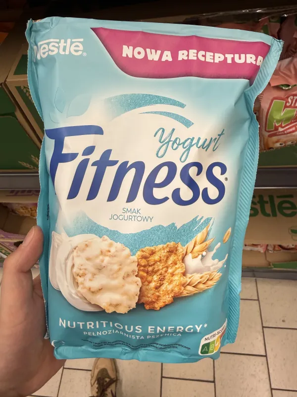 Nestlé Fitness Yogurt płatki smak jogurtowy (nowa receptura) | 225g