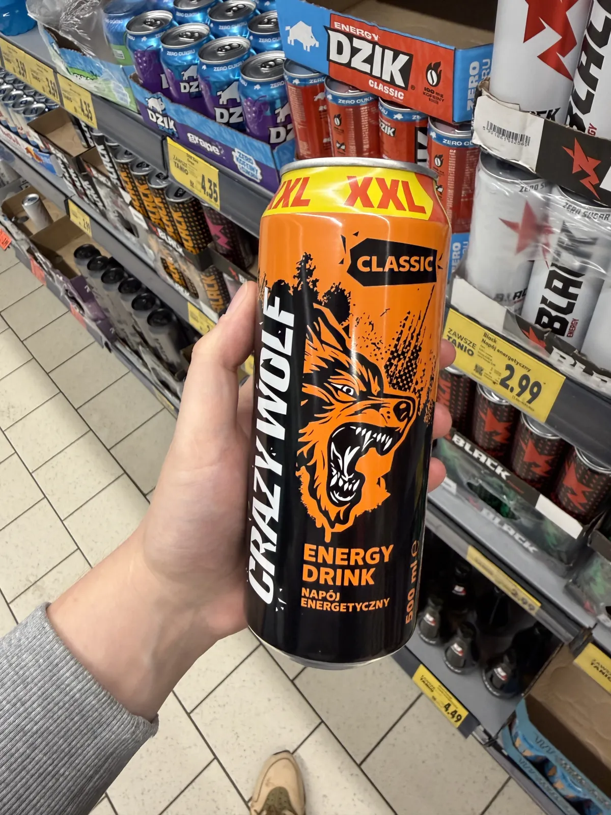 Crazy Wolf Classic Energy Drink XXL | 500ml