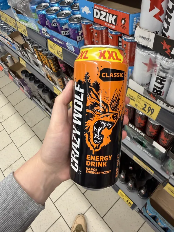 Crazy Wolf Classic Energy Drink XXL | 500ml