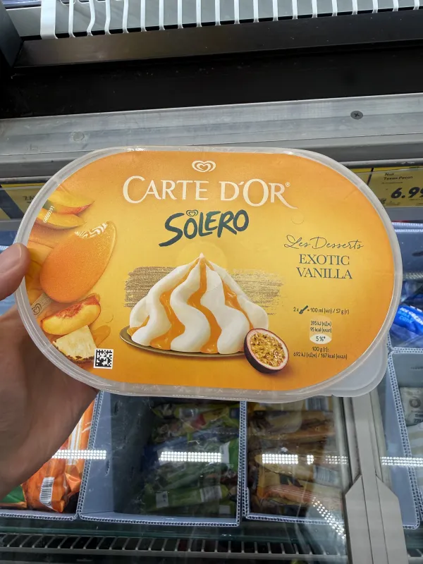 Carte d’Or Solero Les Desserts Exotic Vanilla | 825ml / 470g
