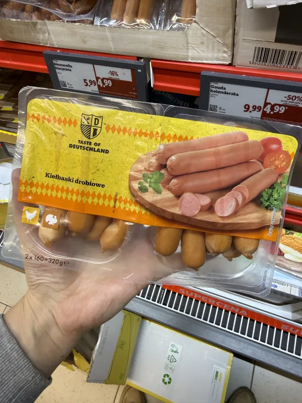 Taste of Deutschland Kiełbaski drobiowe | 320g
