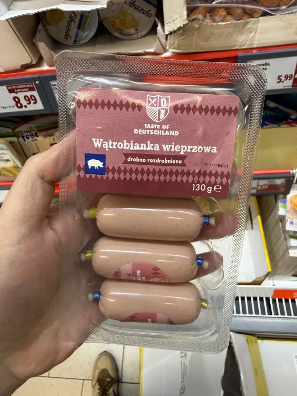 Taste of Deutschland Wątrobianka wieprzowa drobno rozdrobniona | 130g