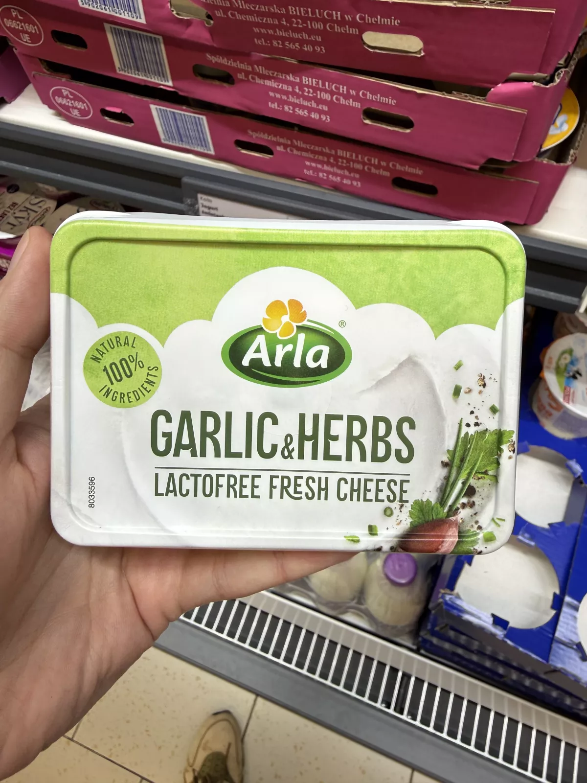 Arla Lactofree Garlic & Herbs Fresh Cheese | 200g
