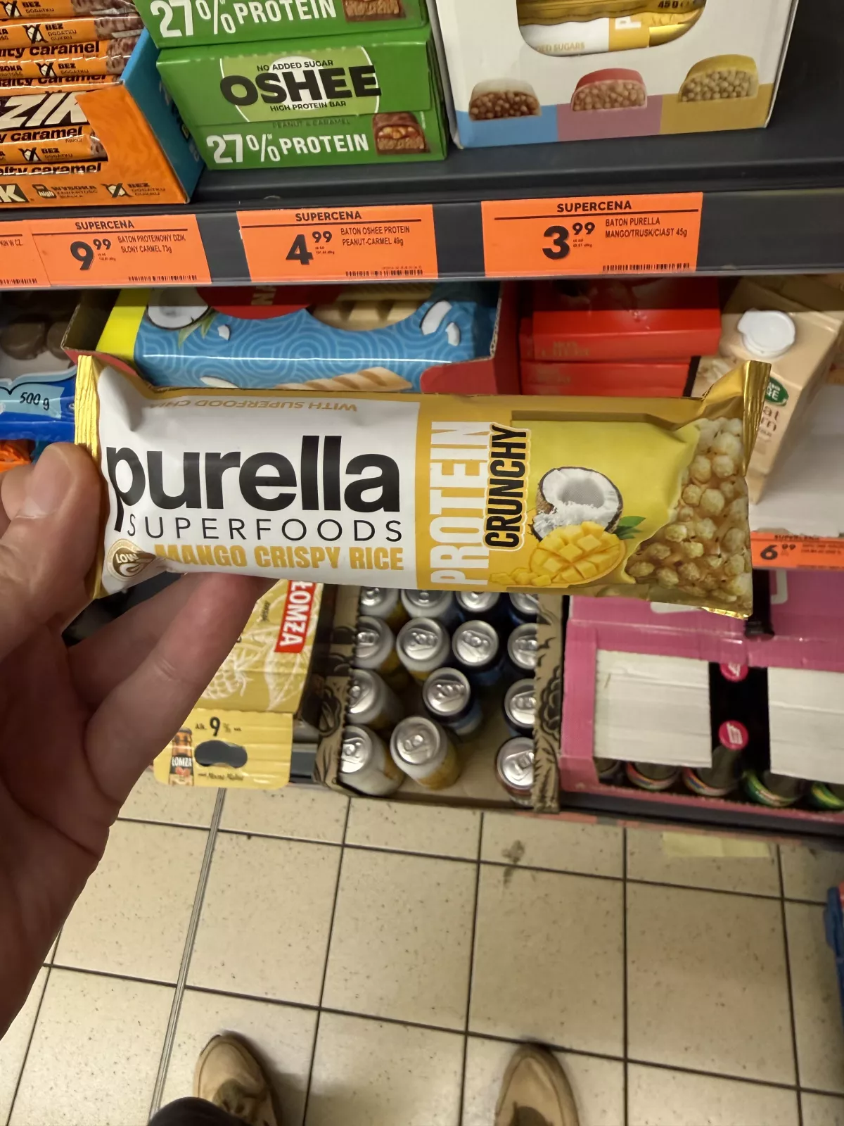 Purella Superfoods Protein Crunchy Mango Crispy Rice | 45g