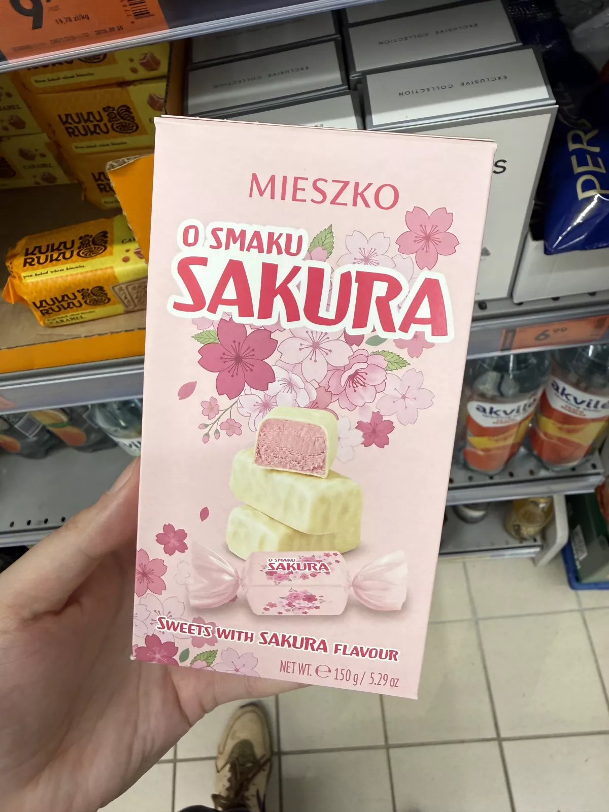 Mieszko O smaku Sakura / Cukierki o smaku sakura | 150g