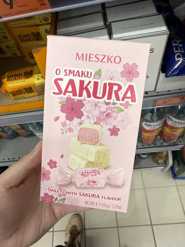 Mieszko O smaku Sakura / Cukierki o smaku sakura | 150g