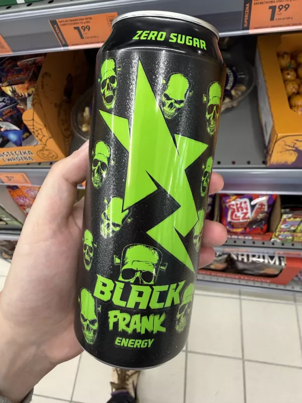 Black Energy Zero Sugar Frank Starfruit & Kiwi | 500ml