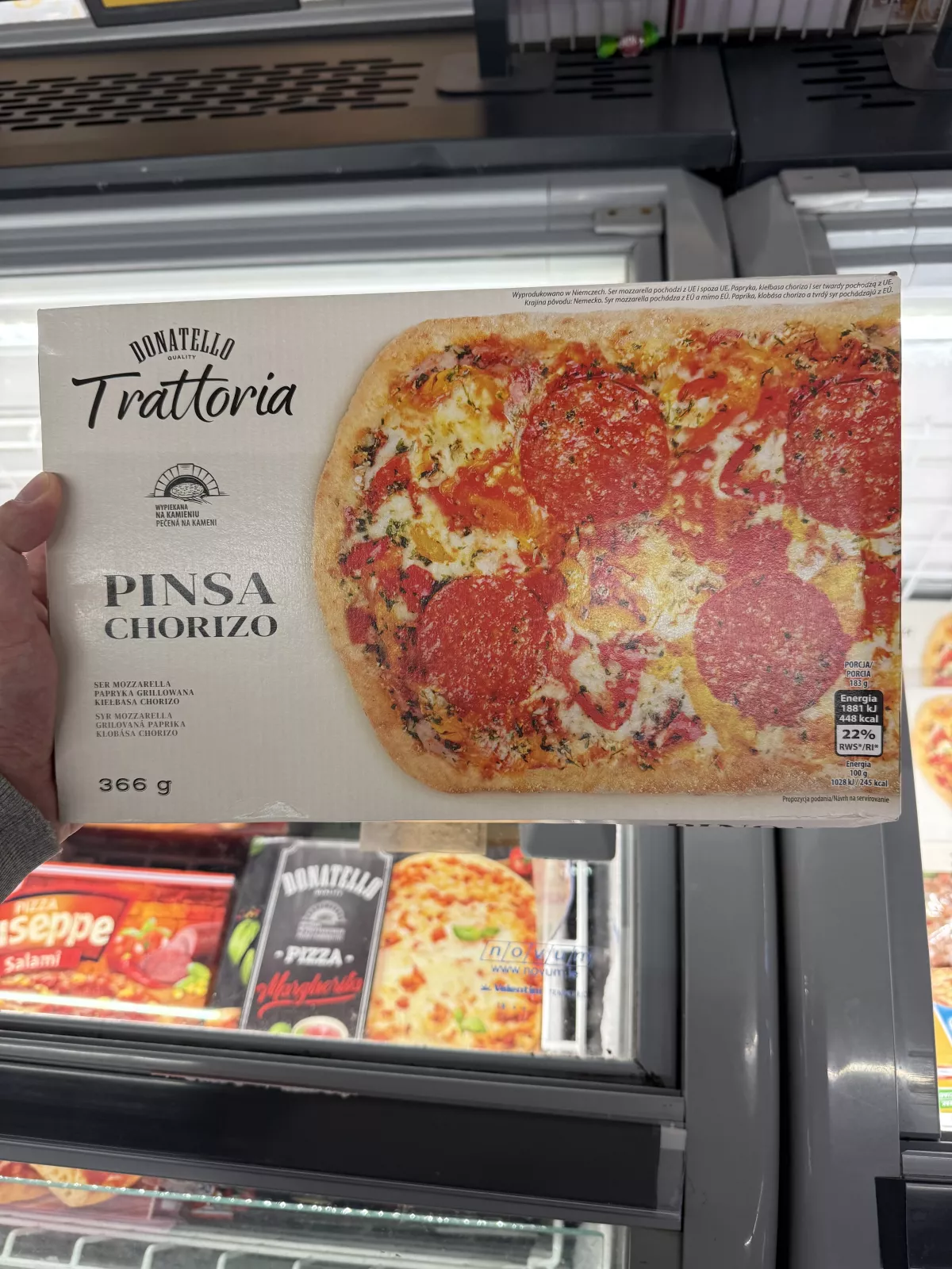 Donatello Trattoria Pinsa Chorizo | 366g