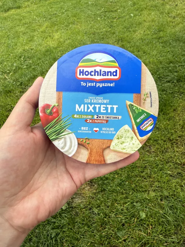 Hochland Ser kremowy Mixtett w trójkącikach | 180g