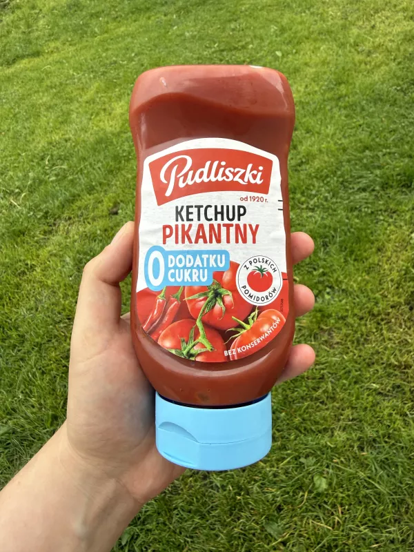 Pudliszki Ketchup Pikantny 0 dodatku cukru | 440g