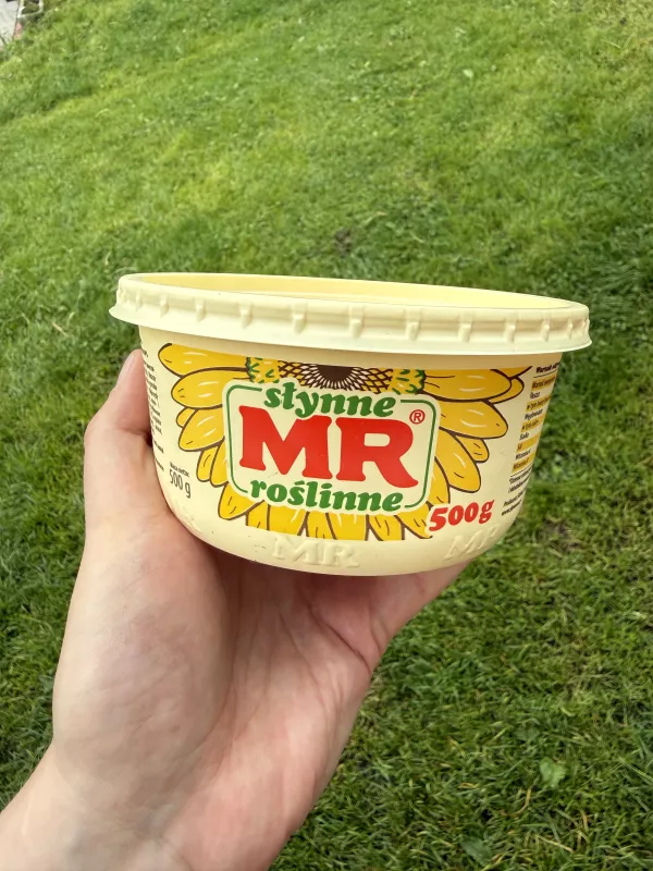 Słynne MR roślinne Margaryna 80% | 500g
