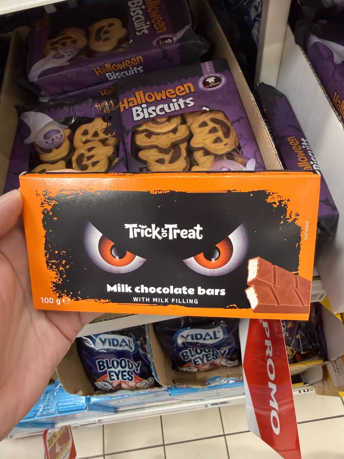 Baron Trick or Treat czekolada mleczna z nadzieniem mlecznym | 100g