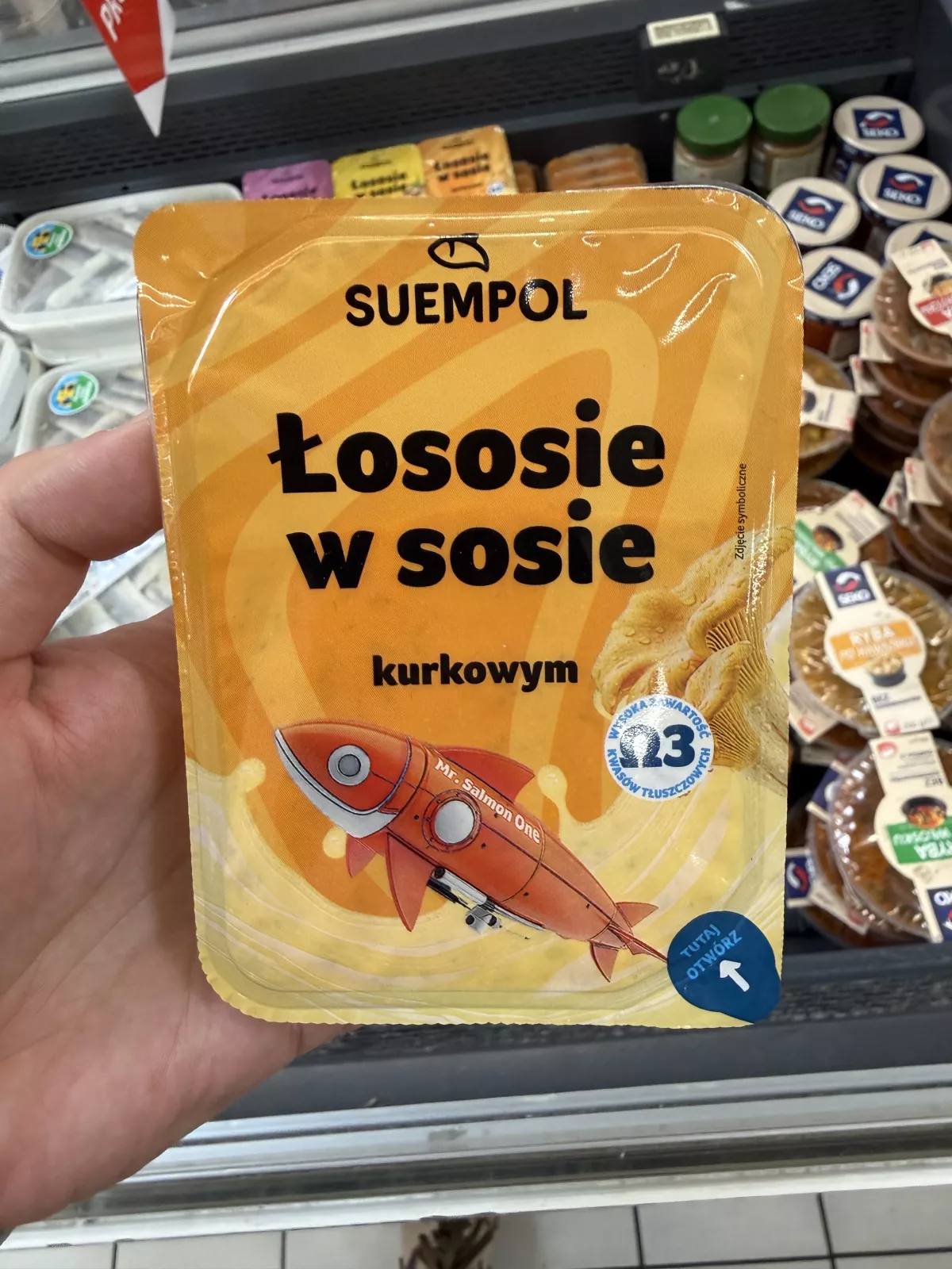 Suempol Łososie w sosie kurkowym | 100g