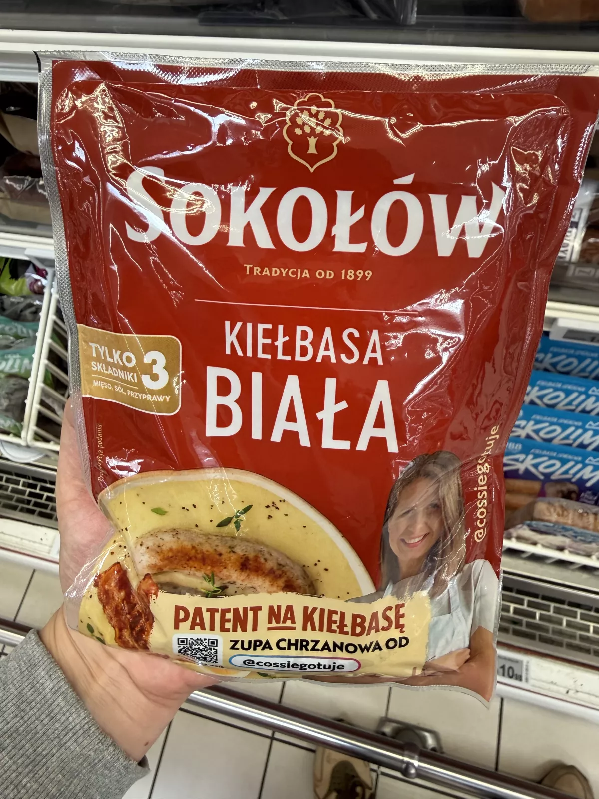 Sokołów Kiełbasa Biała Patent na kiełbasę! cossiegotuje | 480g