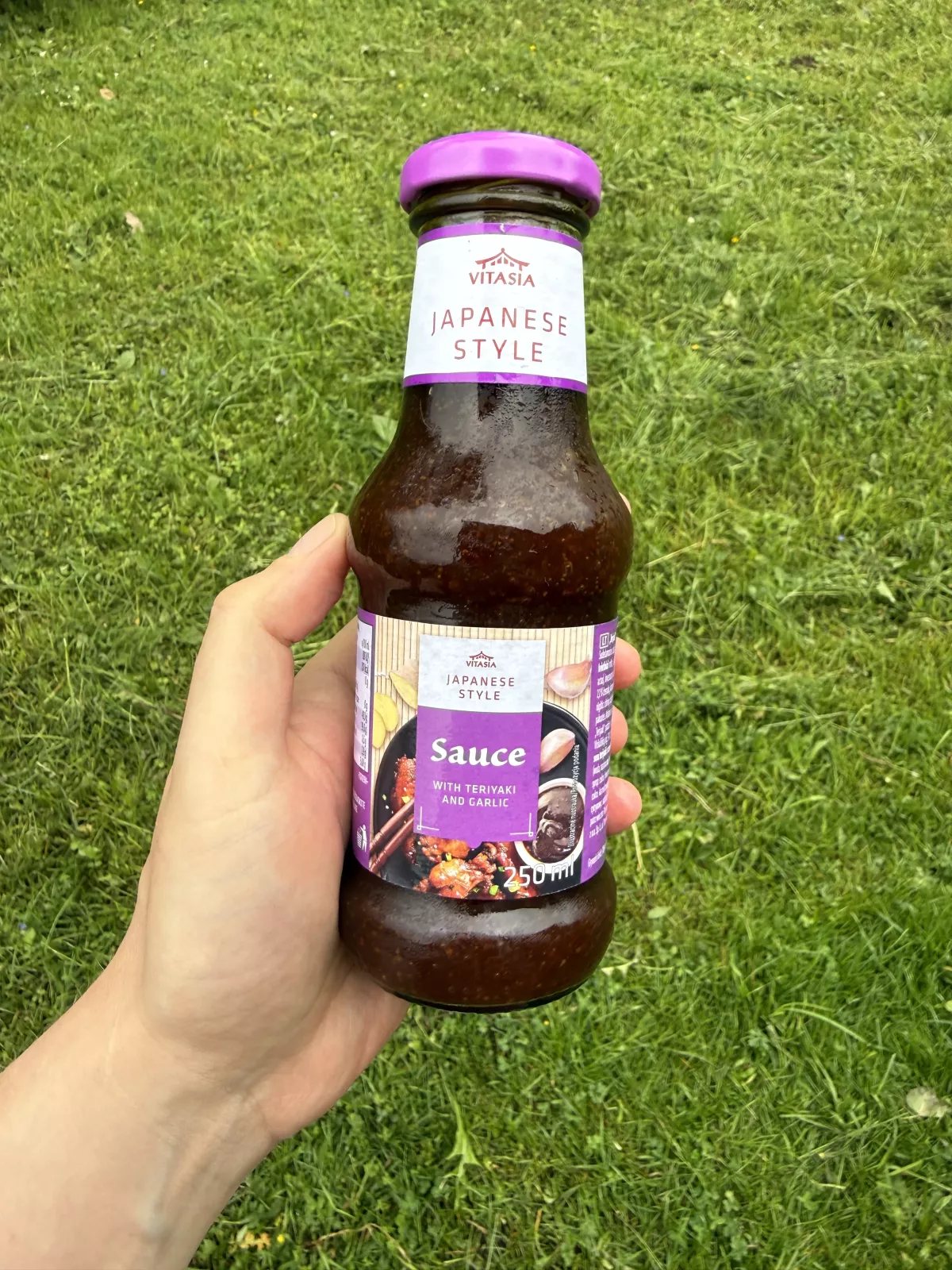 Vitasia Japanese Style Sauce with Teriyaki and Garlic / Sos teriyaki z czosnkiem | 250ml
