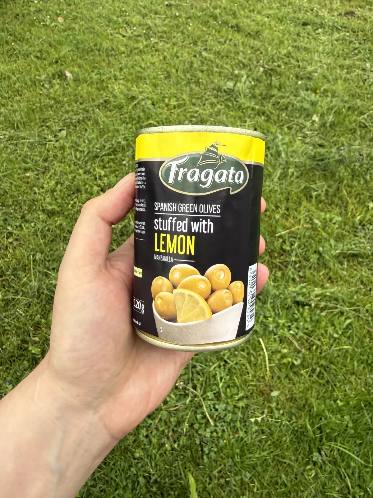 Fragata Spanish Green Olives stuffed with Lemon / Zielone oliwki Manzanilla nadziewane cytryną | 300g / 120g