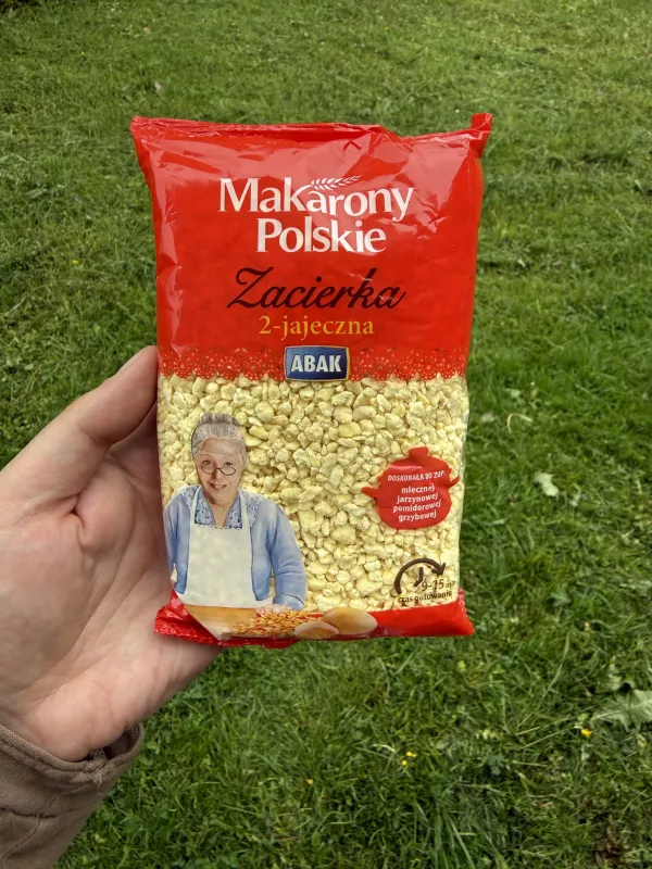 Makarony Polskie Zacierka 2-jajeczna Abak | 250g