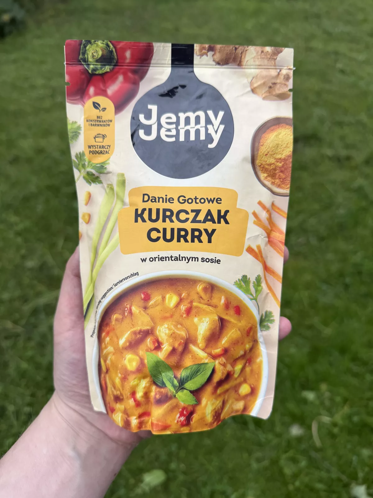 JemyJemy Danie gotowe Kurczak curry w orientalnym sosie | 360g