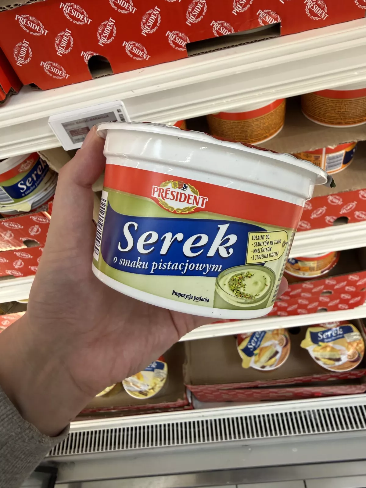 Président Serek o smaku pistacjowym | 400g